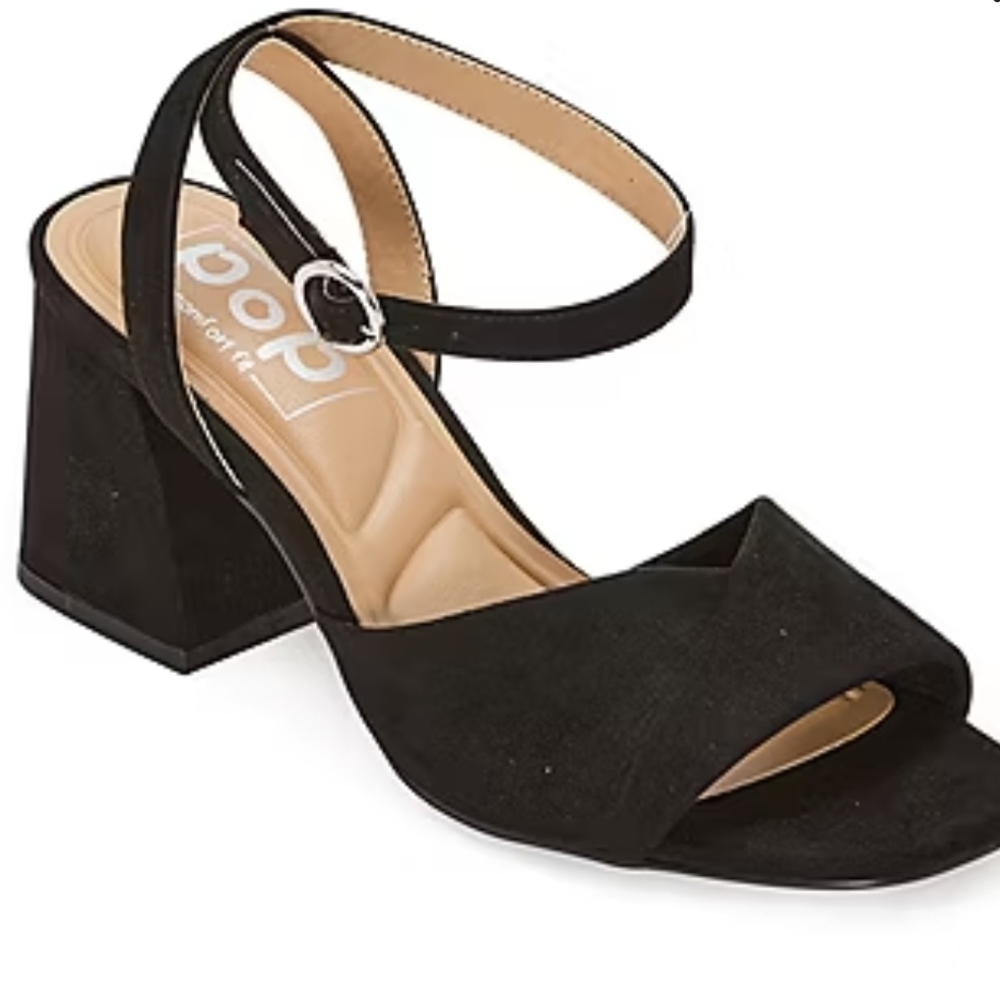 Pop Women's Elegant Black Heels